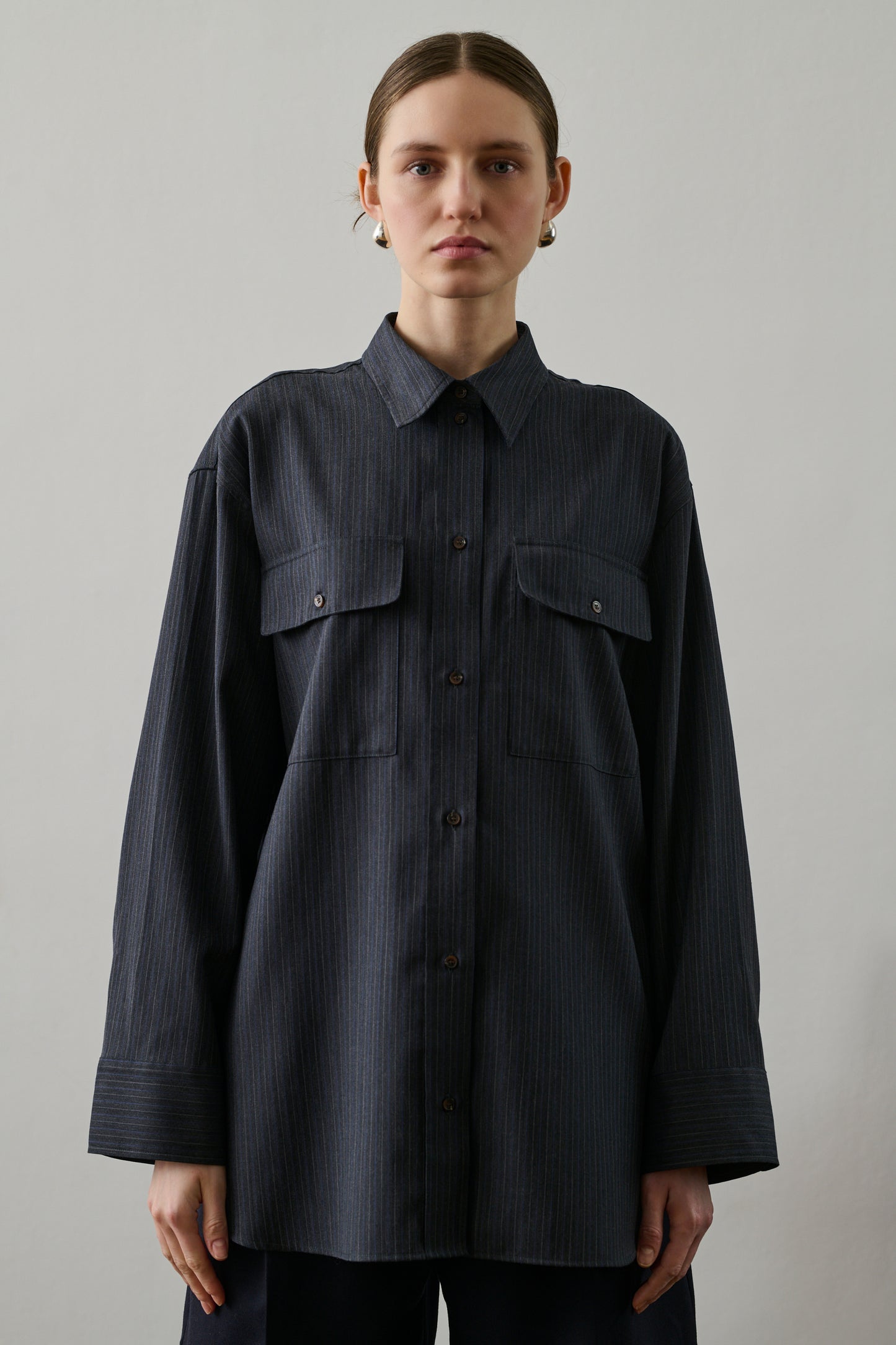 Chemise Filipa - Gris/Bleu - Femme