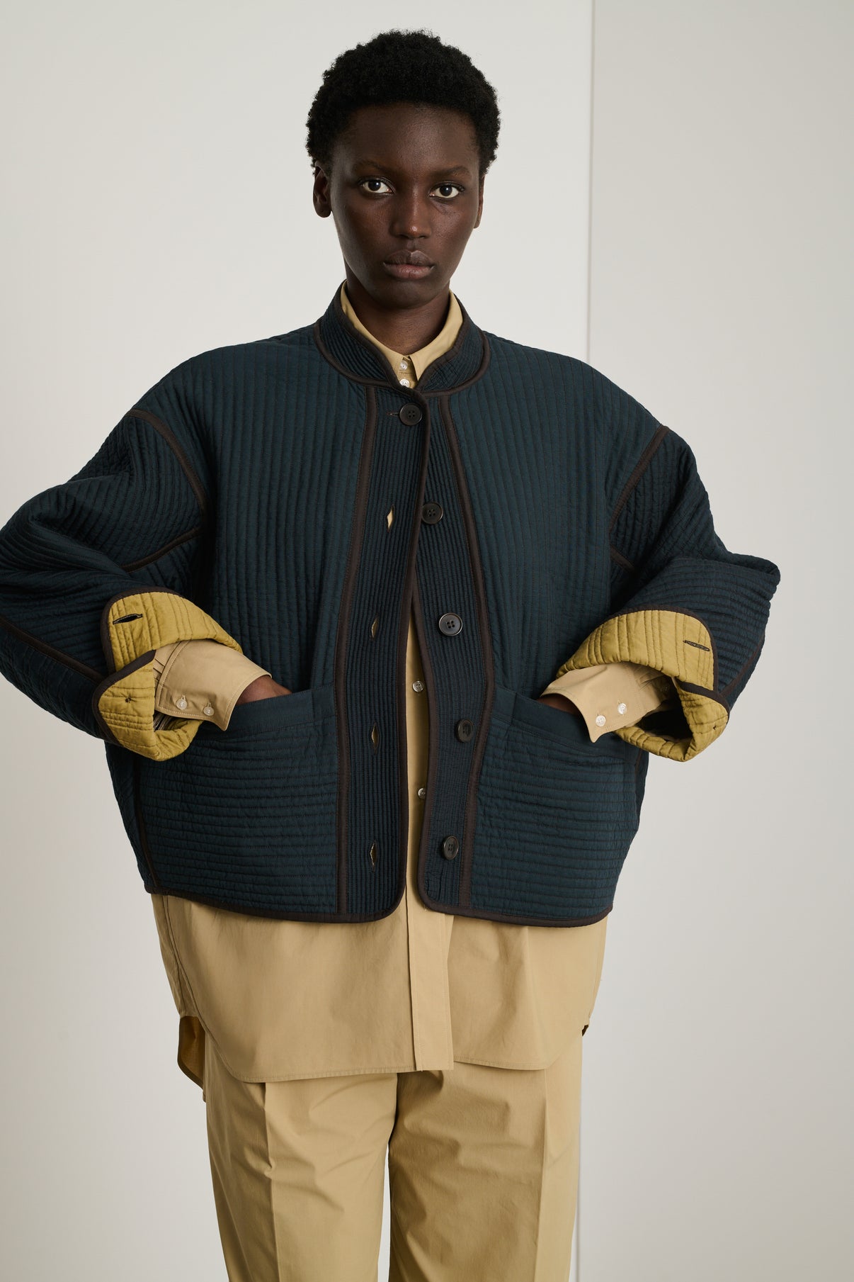 Veste Patchouli - Ardoise Foncée - Coton - Femme vue 5