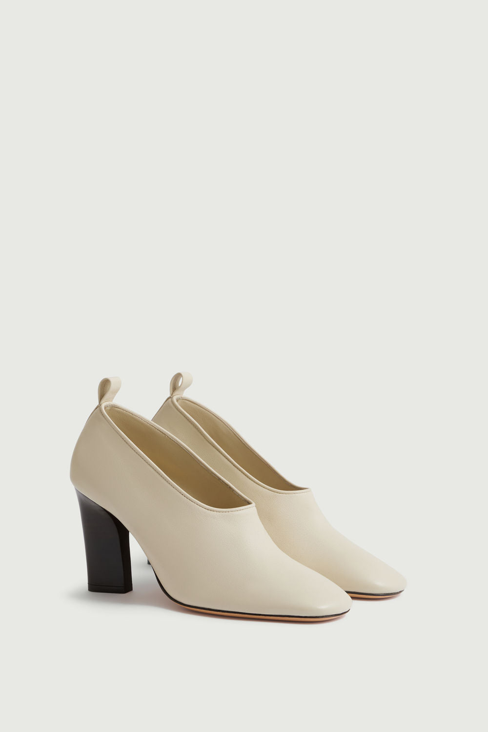 Escarpins Thea - Ivoire - Cuir - Femme vue 3