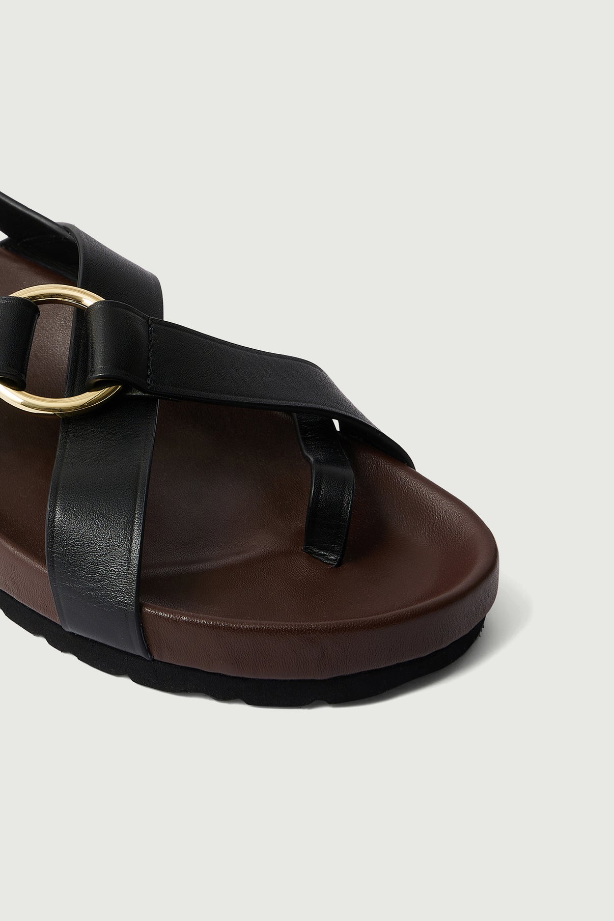 MEXICO BLACK SANDALS vue 5