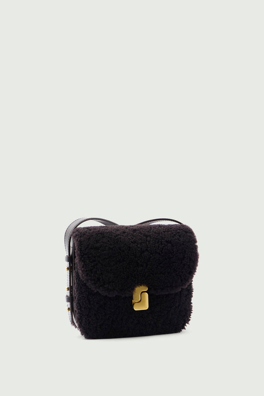 Sac Bellissima Mini - Marron Foncé - Cuir - Femme