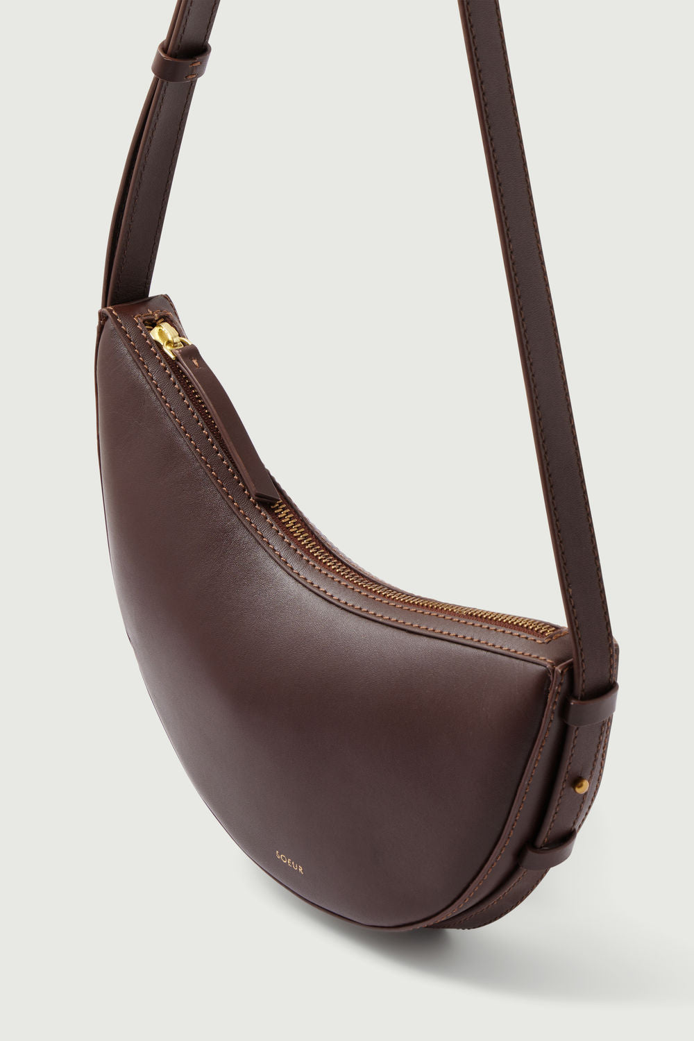 Sac Wino Mini - Chocolat - Cuir - Femme vue 3