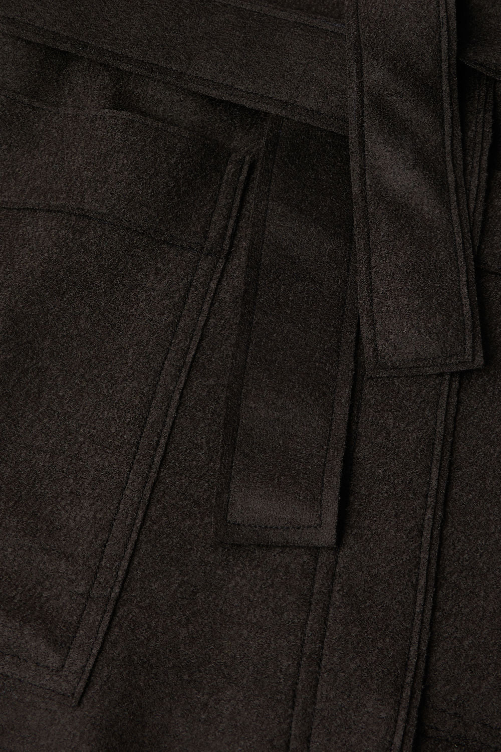 Veste Balme - Vert Ébène - Laine - Femme vue 7